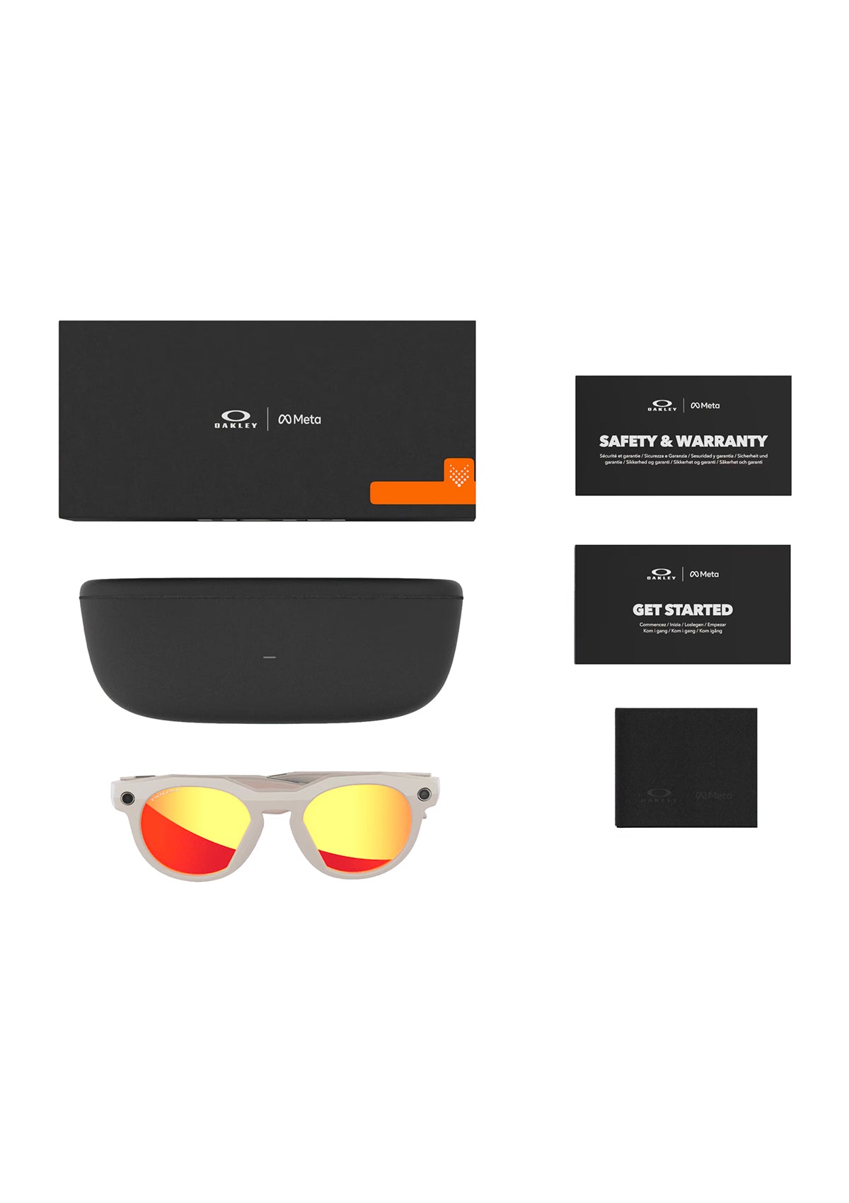 Lunettes de soleil OAKLEY META HSTN OW8002 Gris