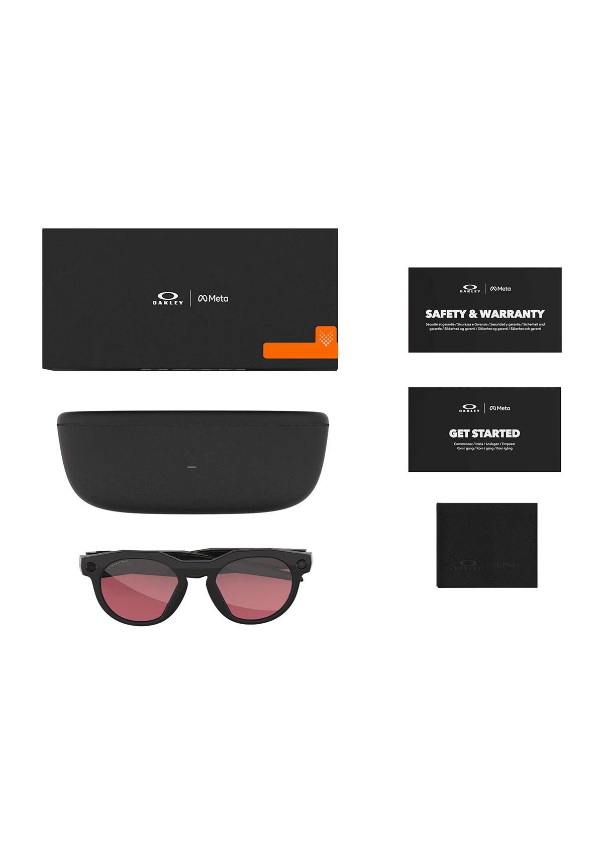 Lunettes de soleil OAKLEY META HSTN OW8002 Noir