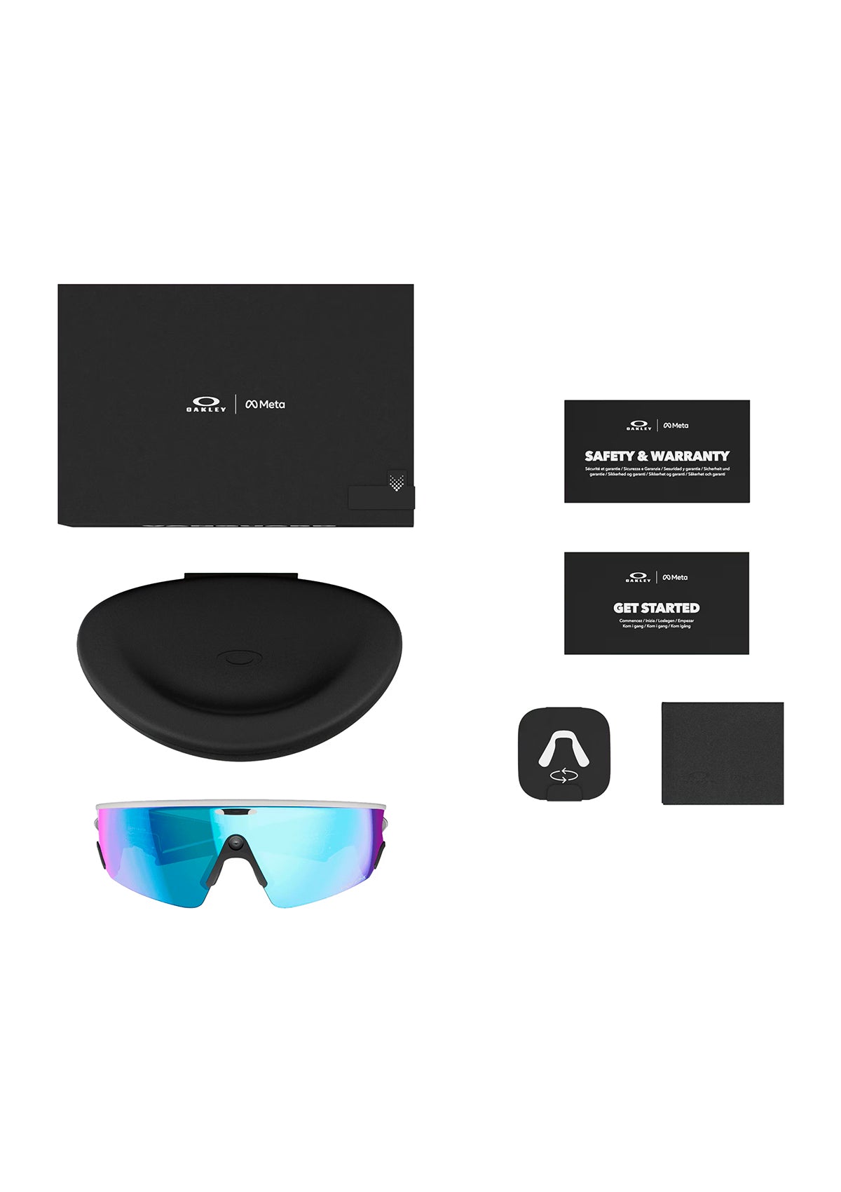 Lunettes de soleil OAKLEY META VANGUARD OW8001 Blanc